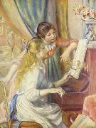 Pierre-Auguste Renoir Zwei Madchen am Klavier Germany oil painting artist